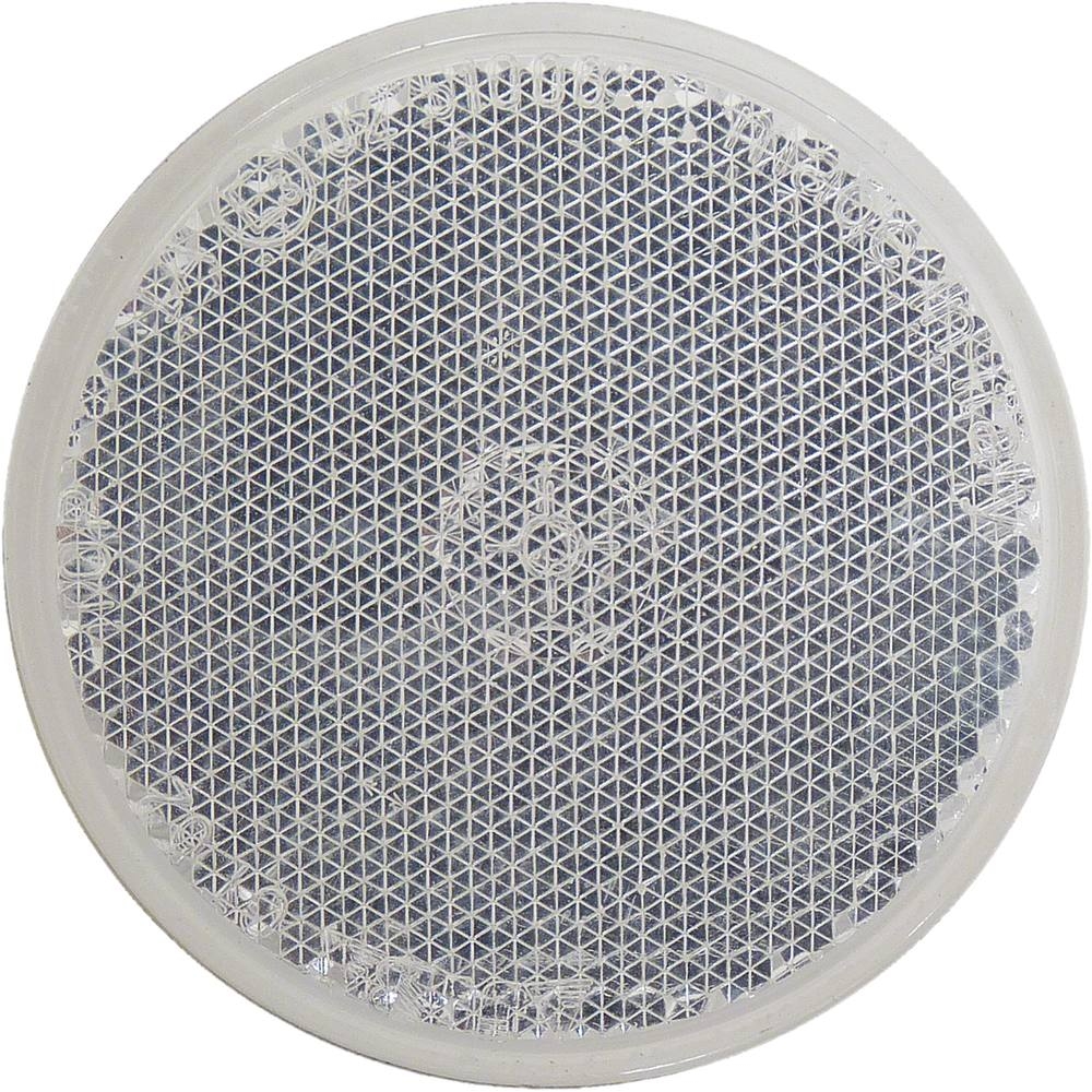 Catadioptre rond 60mm blanc adhésif AJ.BA - 16648