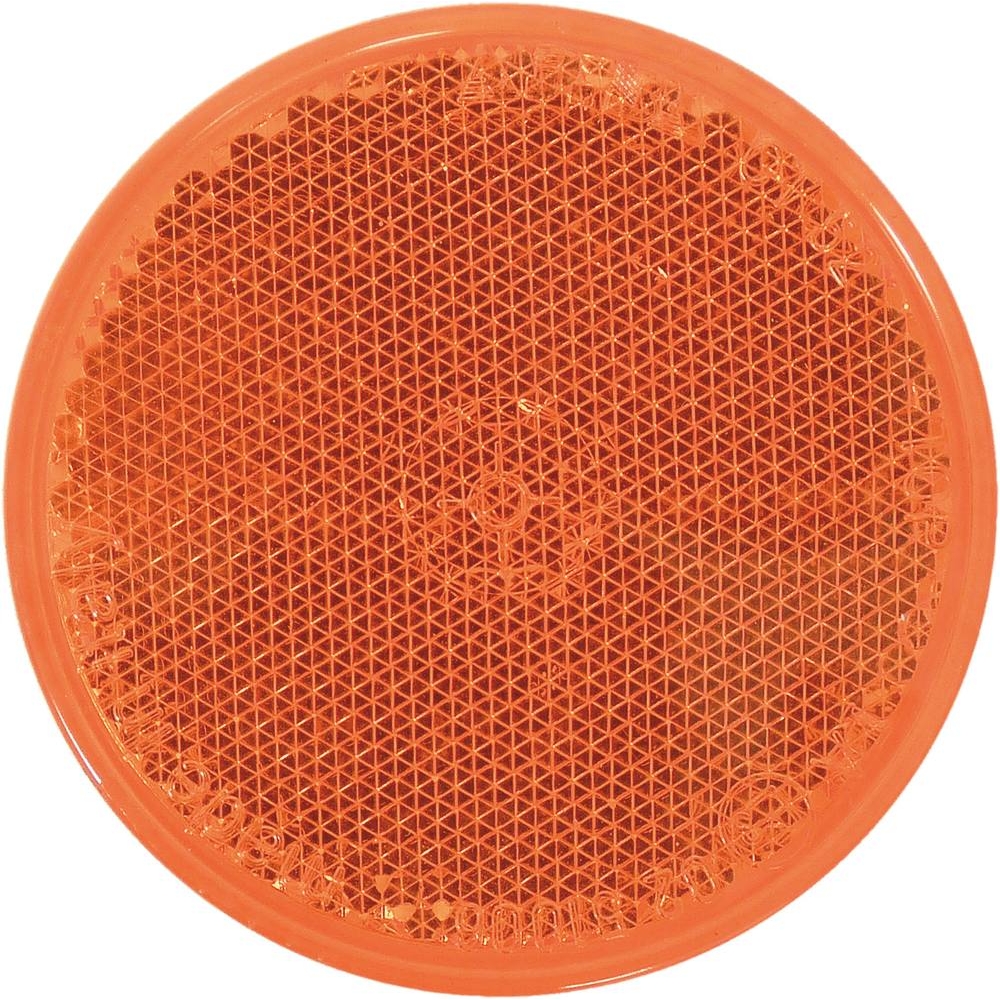 Catadioptre orange adhésif 60 mm