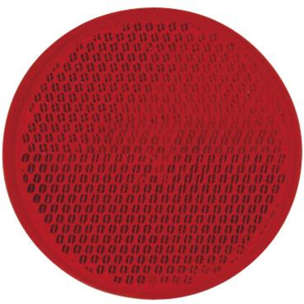Catadioptre rond 60mm rouge adhésif AJ.BA - 16650
