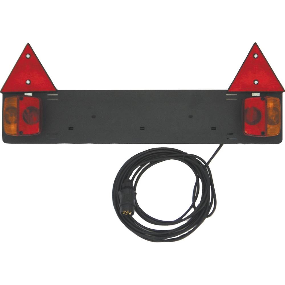 Rampe d'éclairage arrière 75cm PVC 12V pour remorque bagagère AJ.BA - 16656