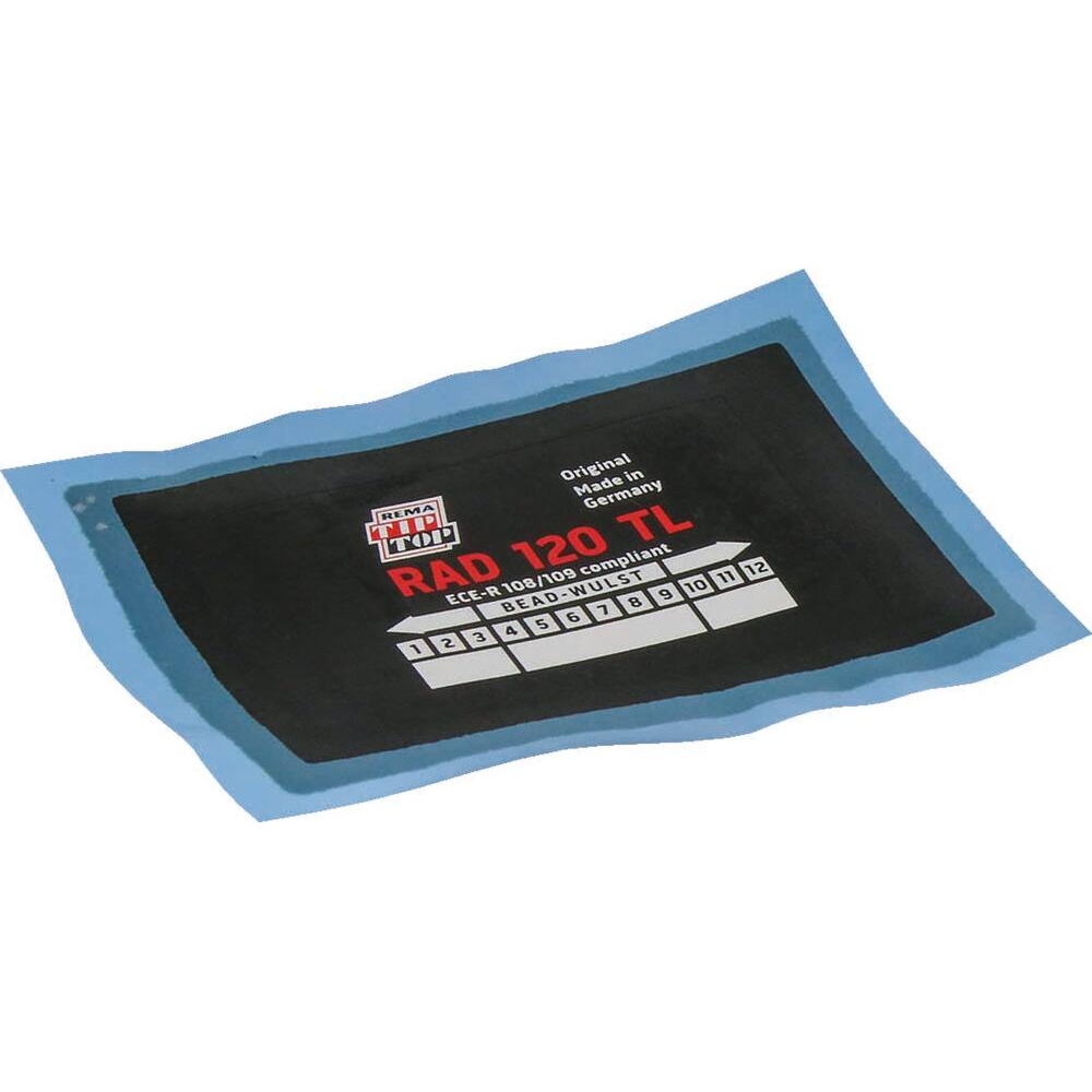 Emplâtre pour pneus RAD 120TL 2 plis 80x125mm REMA TIP TOP - 16658