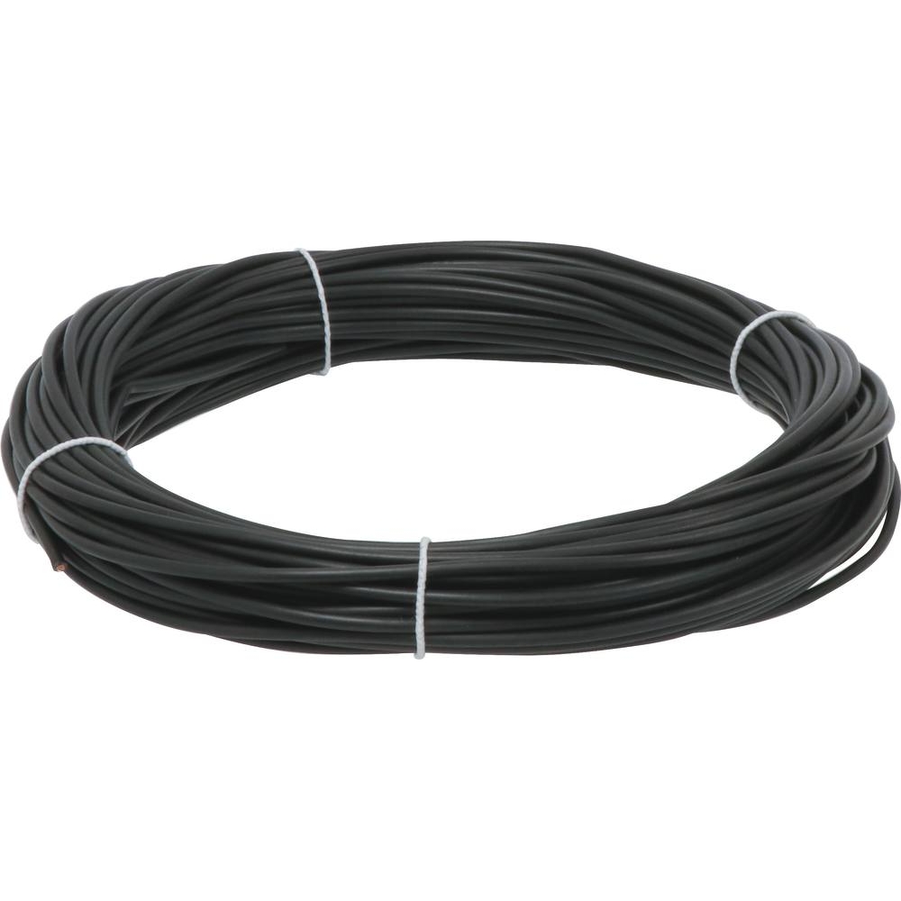 Fils de câblage souple 1,5mm² noir - 25m - 16702