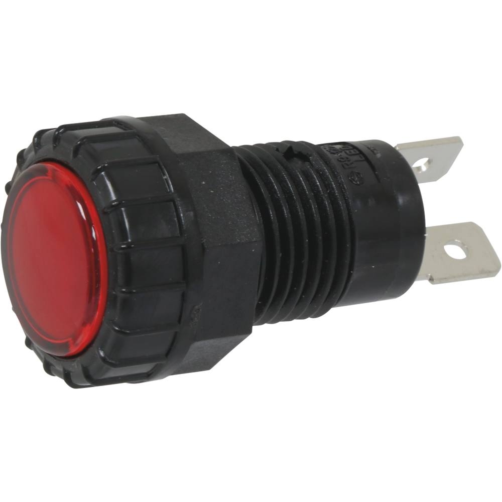 Voyant rond illuminé rouge avec ampoule LED SODELEC - 16740