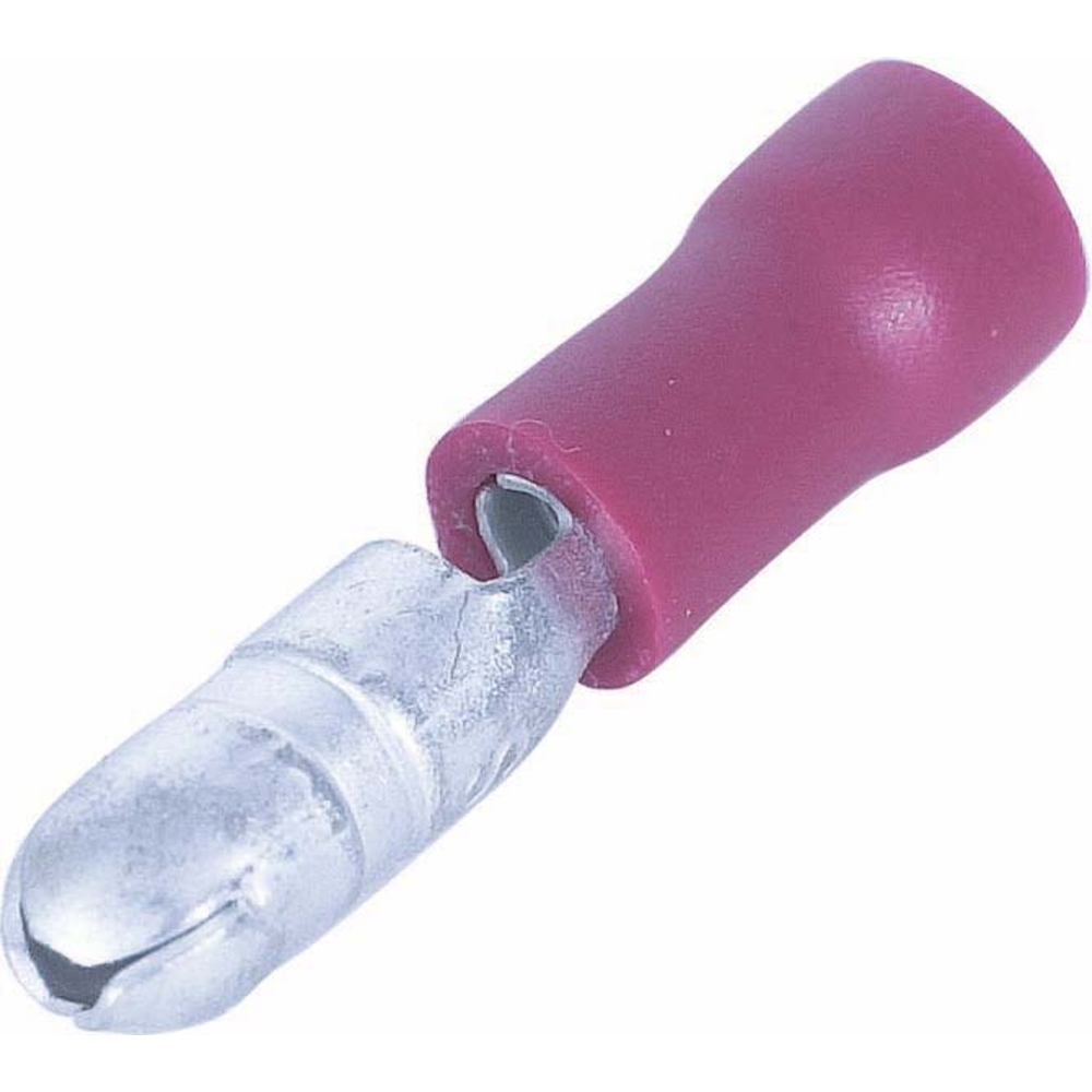 10 cosses cylindriques m4 rouge - 1683810