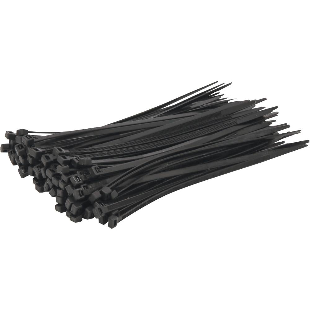 Collier nylon 4,8x200mm noir - lot de 100 pcs SODELEC - 16871