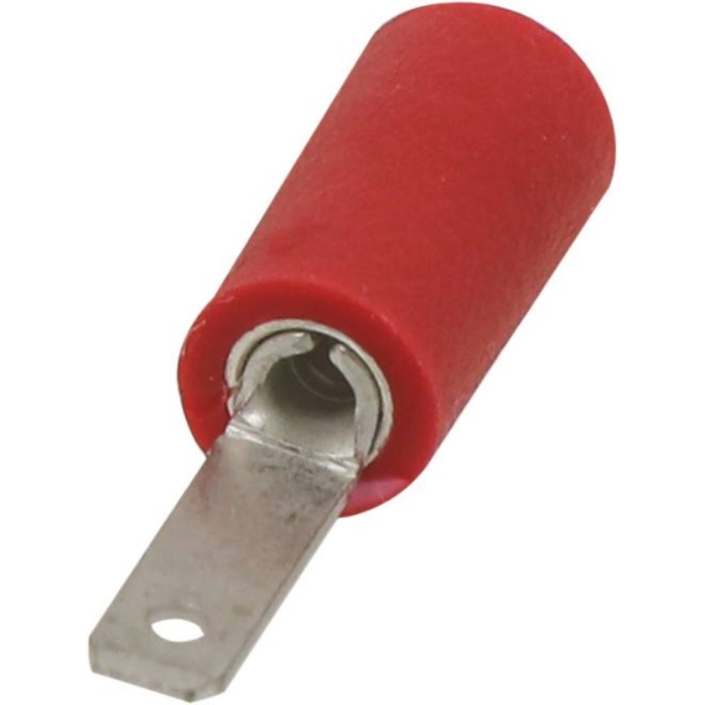 100 cosses plates males isolees rouges 28x05 en blister - 16880100