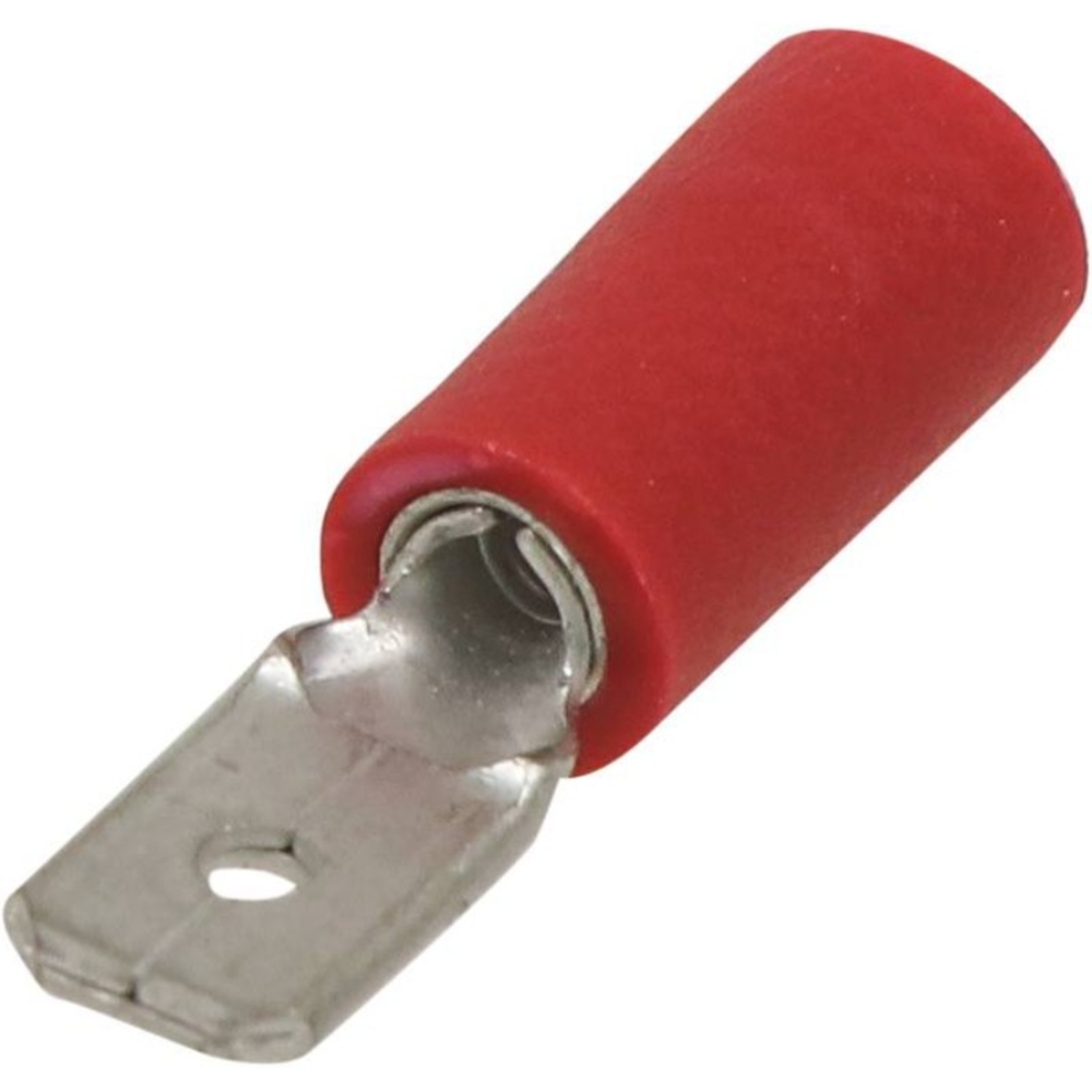 100 cosses plates males isolees rouges 48x08 en blister - 16881100