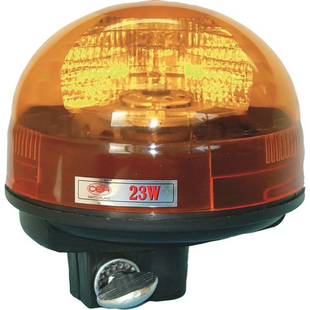 Gyrophare halogène 23W 12/24V sur tige rigide CEA - 16931
