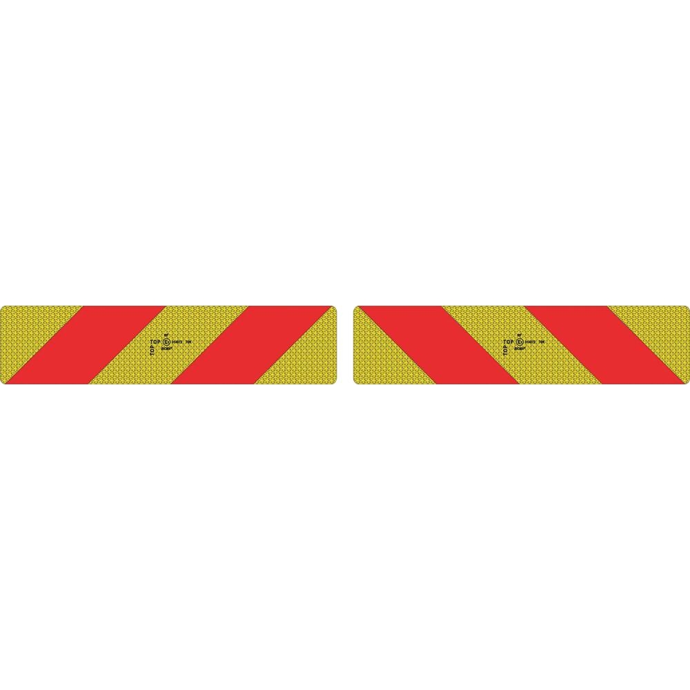 Plaque alu réfléchissante poids lourds 565x132mm - lot de 2 pcs VIGNAL LIGHTING GROUP - 16941