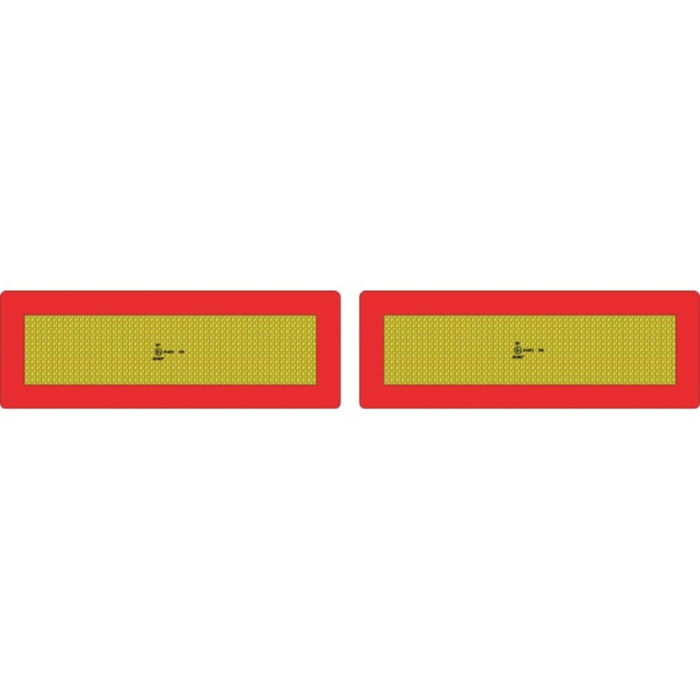 JEU 2 PLAQUES ALU -REMORQUE- NEW NORME -16947