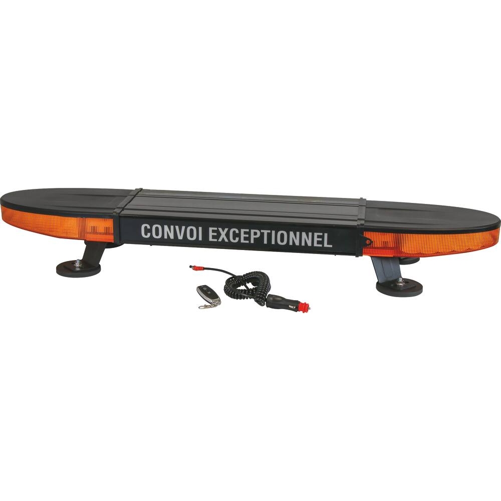 Rampe de signalisation LED 12/24V 100cm magnétique rechargeable SODIFLASH - 16950