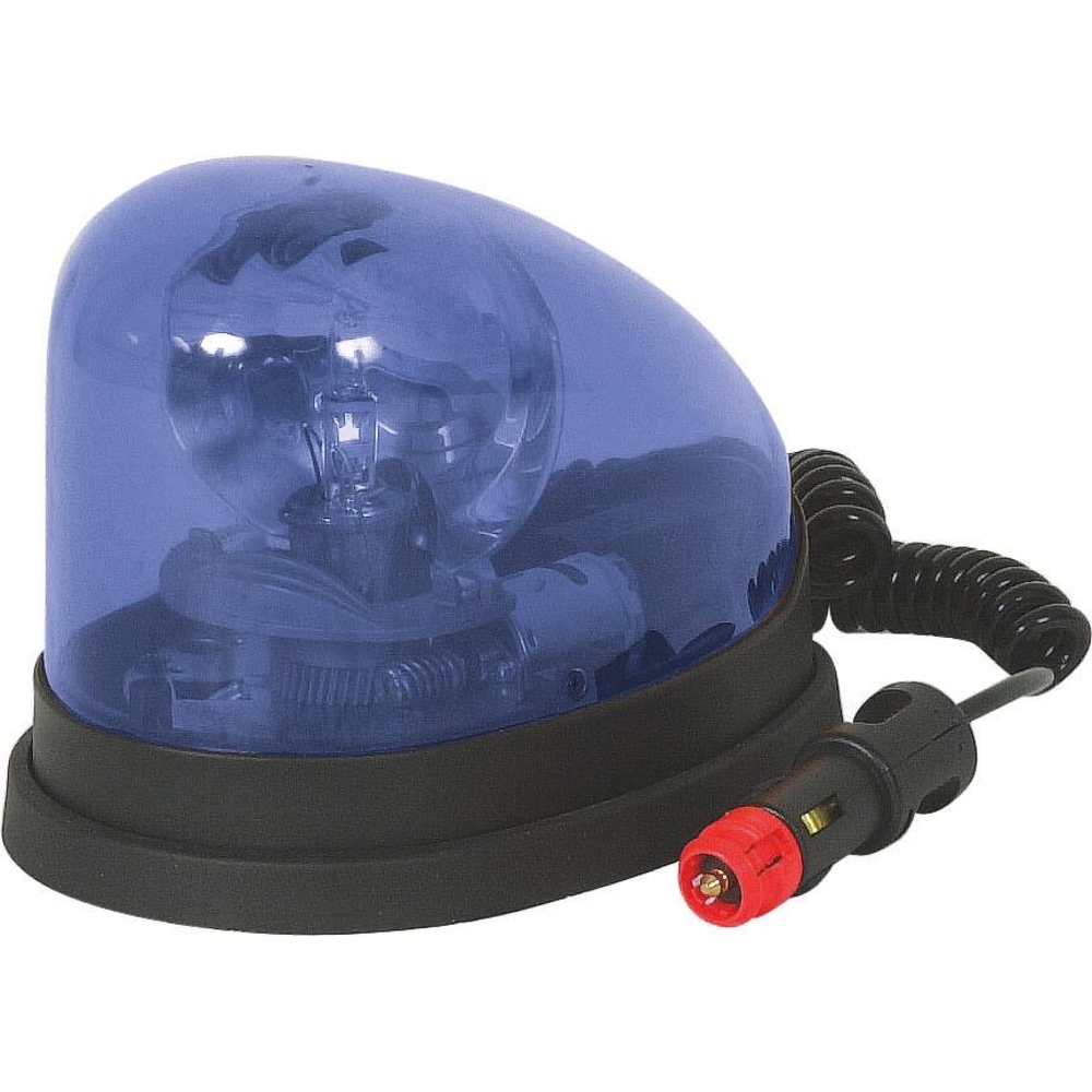 Gyrophare halogène H1 12V goutte d'eau magnétique bleu CEA - 17011