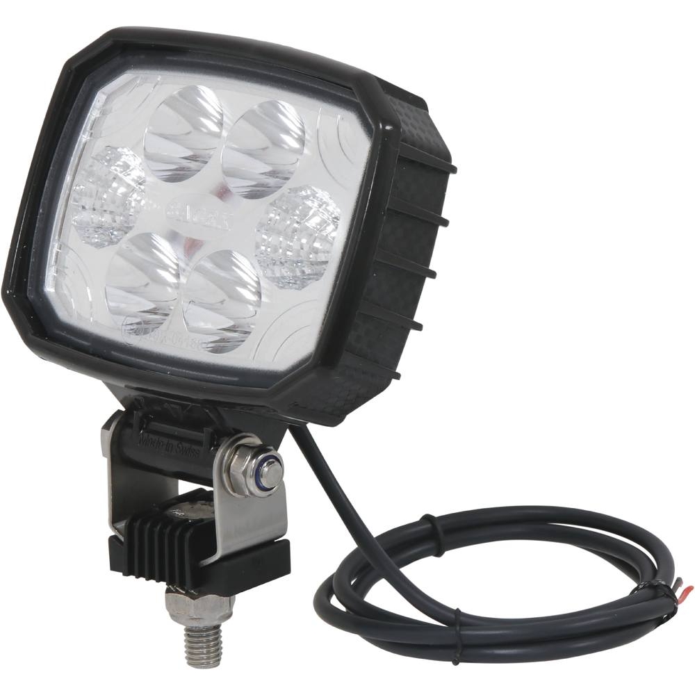 Phare de travail rectangle LED 10/30V 12W 1500 lumens boîtier carbone CEA - 17030