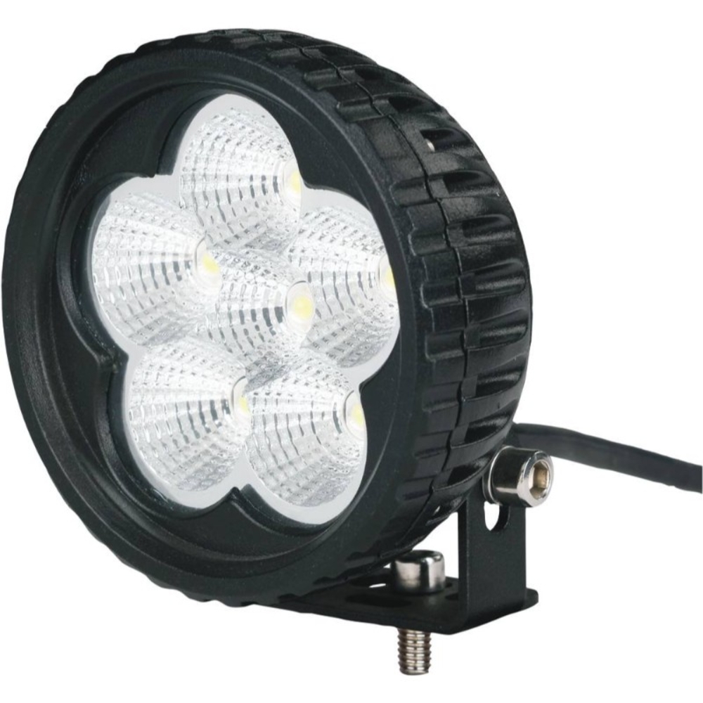 Phare de travail rond 6 led 18w 1200 lumens longue portee SCHRADER - 17042
