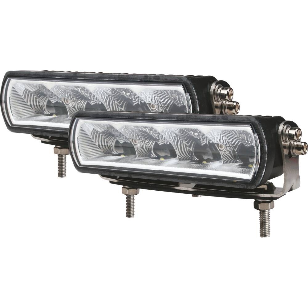 Barre d'éclairage LED 10/32V 20W 1400 lumens homologuée sur route - lot de 2 pièces - Lot de 2 - SODIFLASH - 17113.02