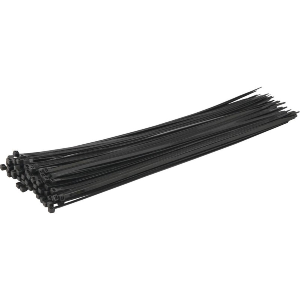 100 COLLIERS NYLON 4.8X380 BLACK