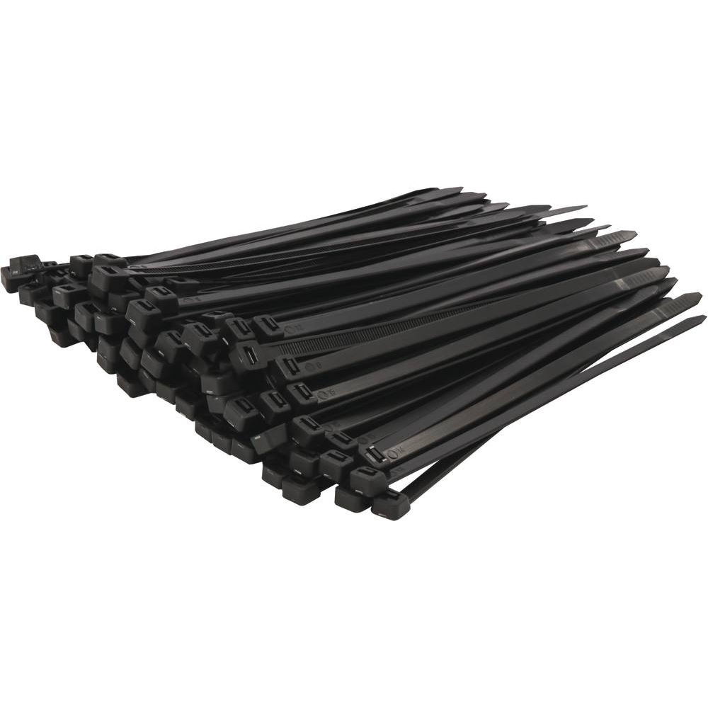 Collier nylon 7,2x200mm noir - lot de 100 pcs SODELEC - 17187