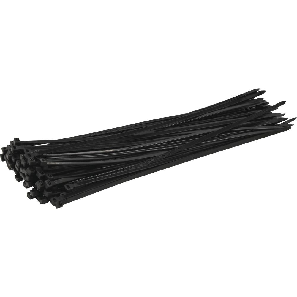 Collier nylon 7,2x450mm noir - lot de 100 pcs SODELEC - 17188