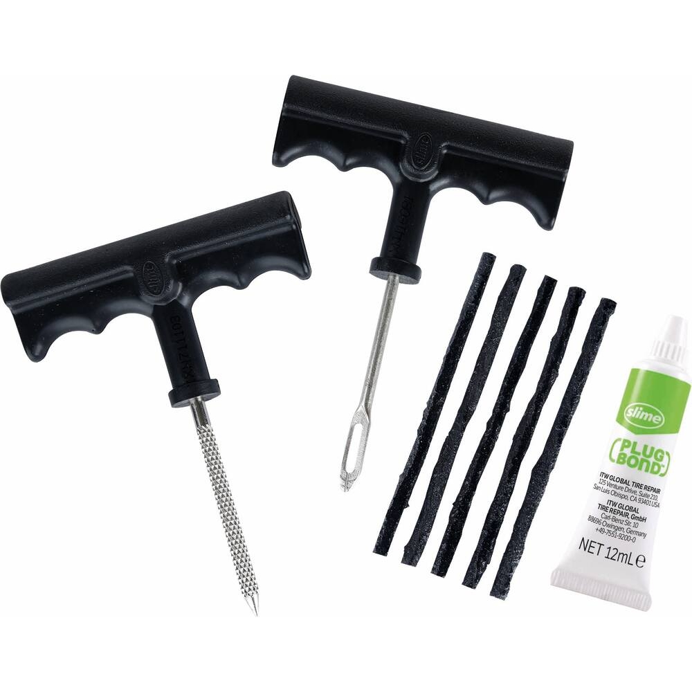 Kit de réparation pour pneus Tubeless - 8 pcs SLIME - 17193