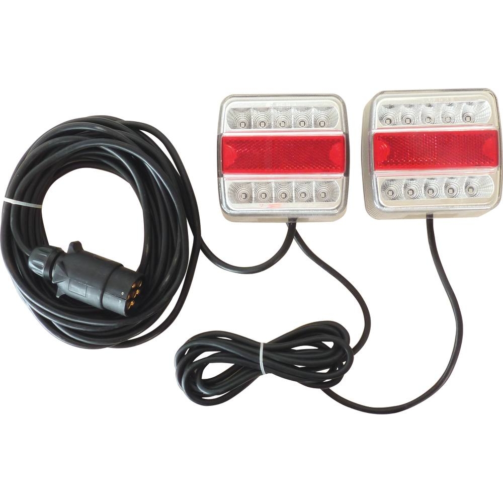 Kit de signalisation arrière LED 12V 12m magnétique entre feux 4m - SODIFLASH - 17231