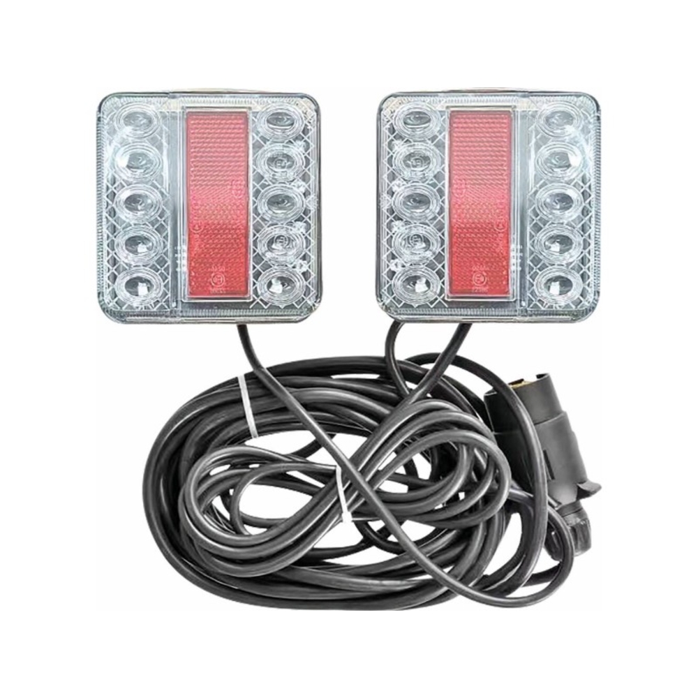 Kit signal.7m50 magnetique a led entre feux 2.5m rouge/blanc SODIFLASH - 17237