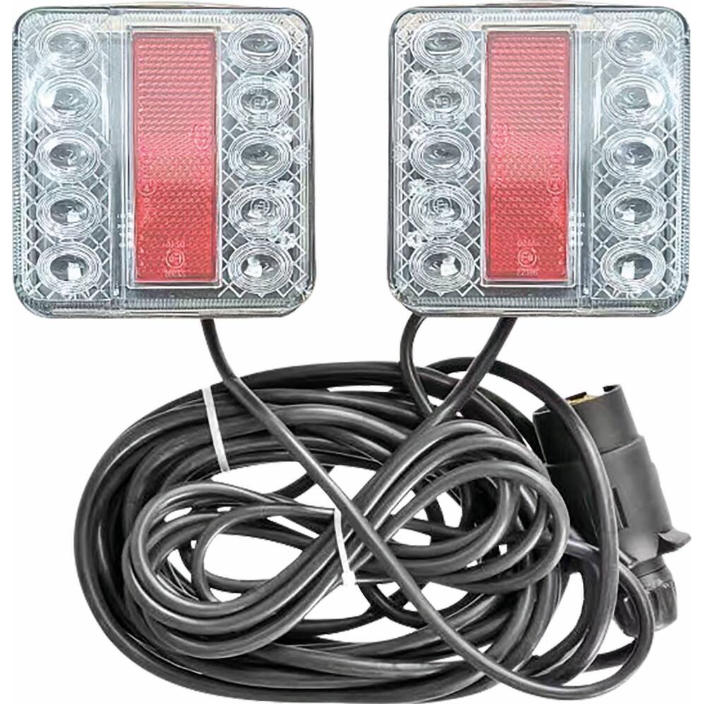 Kit de signalisation arrière LED 12V 7,5m magnétique - SODIFLASH - 17237