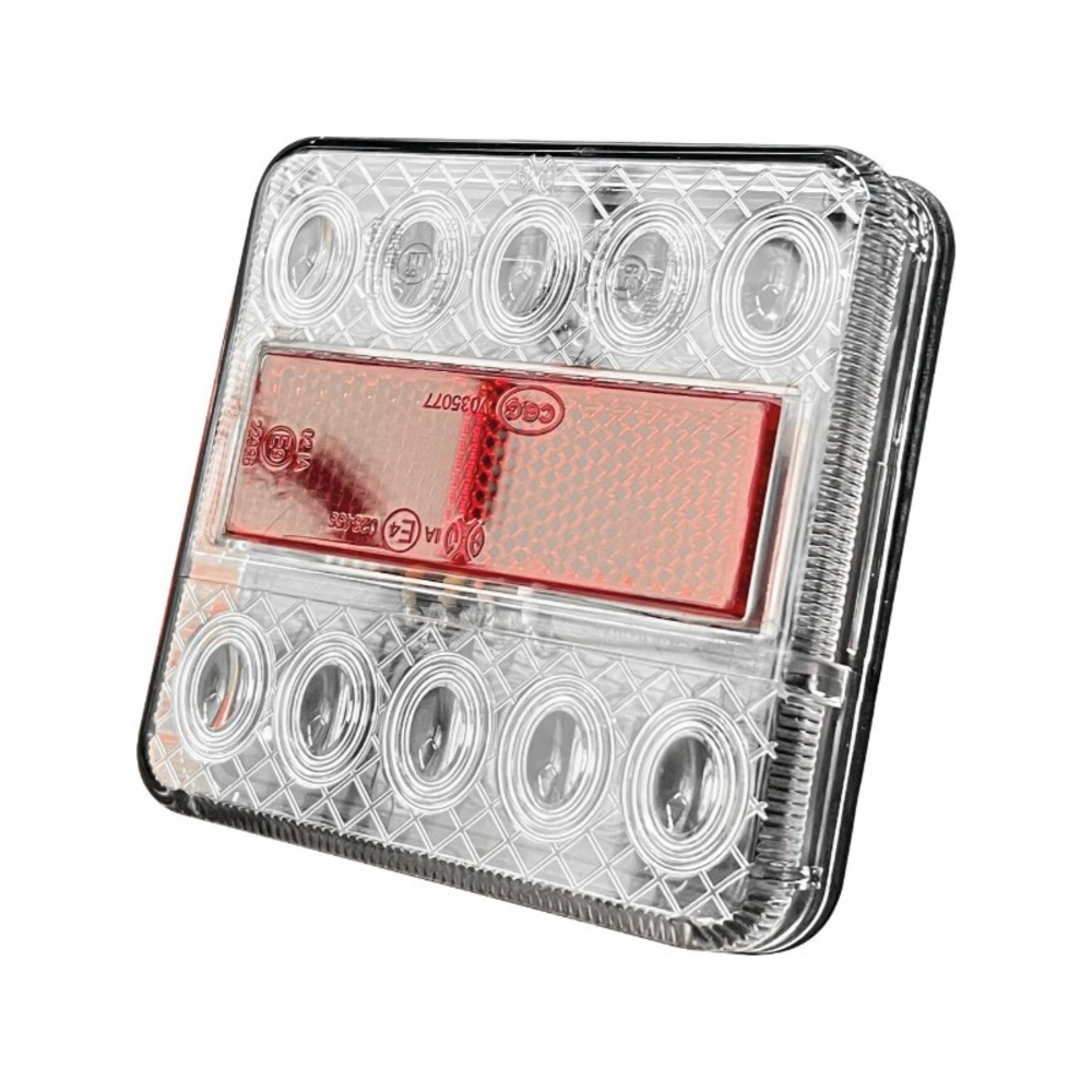 Lanterne 4 fonctions carree a leds blanc/rouge SODIFLASH - 17250