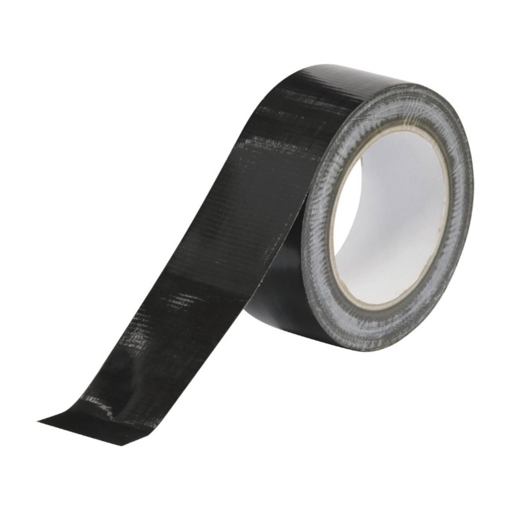 Toile adhesive dechirable noire 48mmx25m HPX - 17253