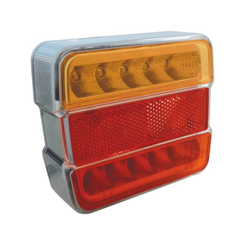 Lanterne 4 fonctions carree a leds orange/rouge SODIFLASH - 17256