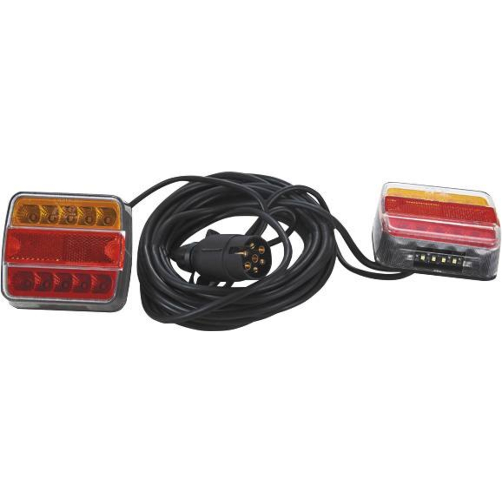 Kit de signalisation arrière 12V 7,5m à fixer feux LED - SODIFLASH - 17266