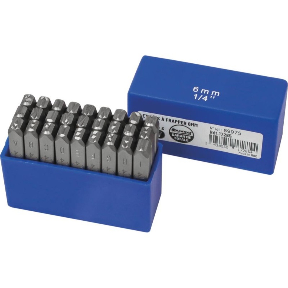 Lettre a frapper 6mm (1/4') DRAKKAR TOOLS - 17285