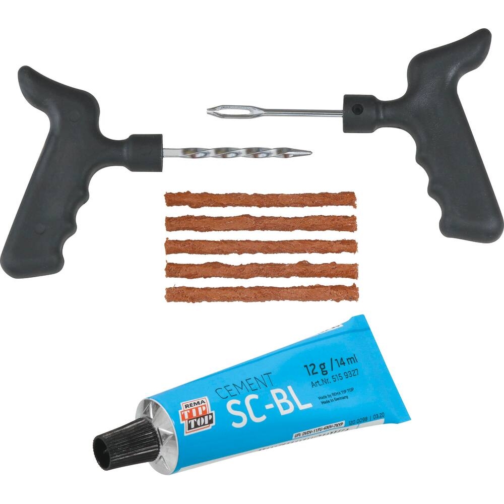Kit de réparation pour pneus Tubeless - 8 pcs DRAKKAR TOOLS - 17296