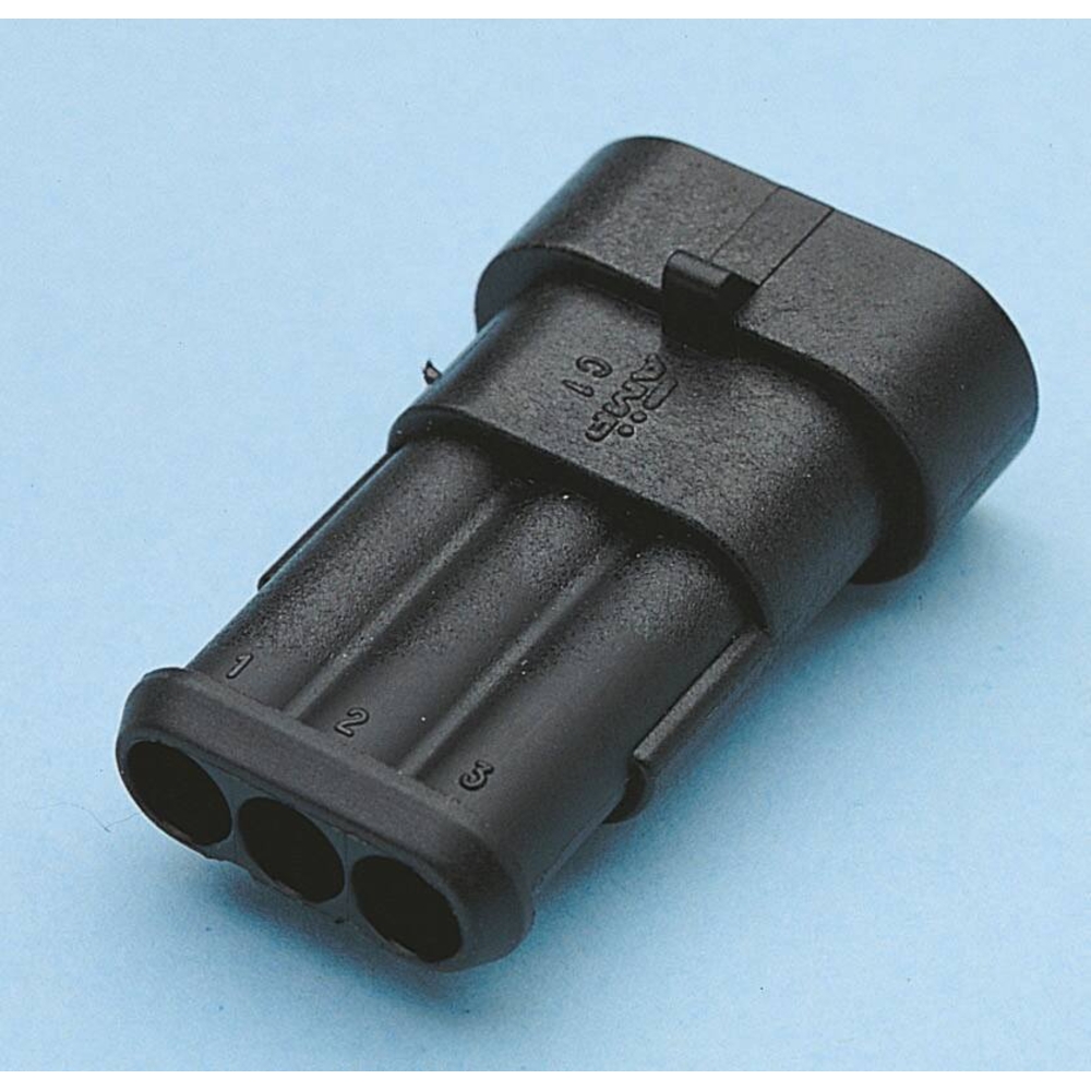 Connecteur étanche mâle 3 voies 1,5mm² - lot de 10 pcs - 17301