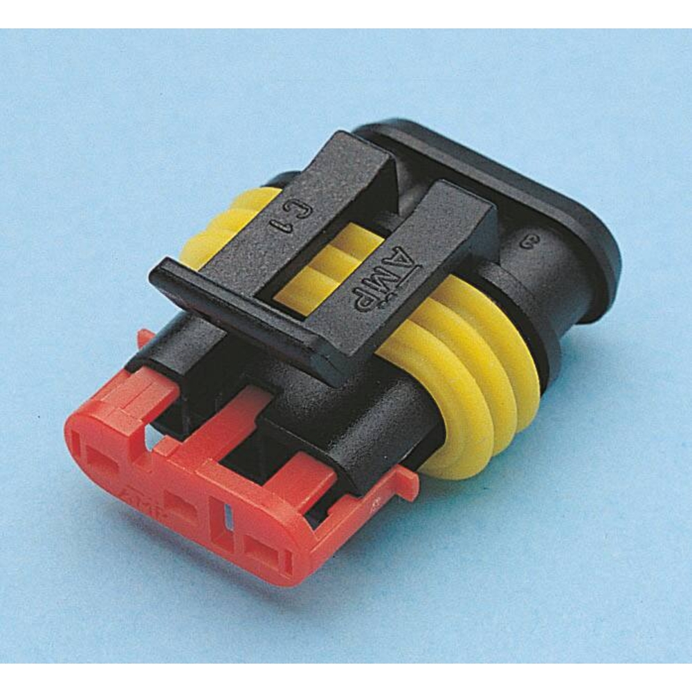 Connecteur étanche femelle 3 voies 1,5mm² - lot de 10 pcs - 17302