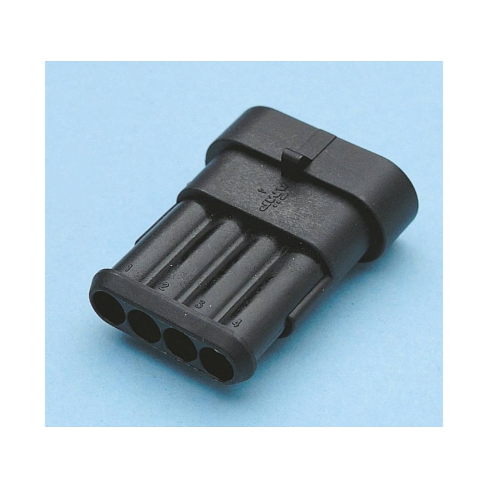 Lot 5 connecteur etanche serie 15mm p/ fiche male 4 plots - 17303