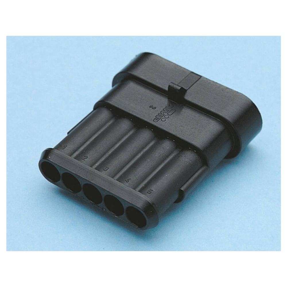 Lot 5 connecteur etanche serie 15mm p/ fiche male 5 plots - 17305