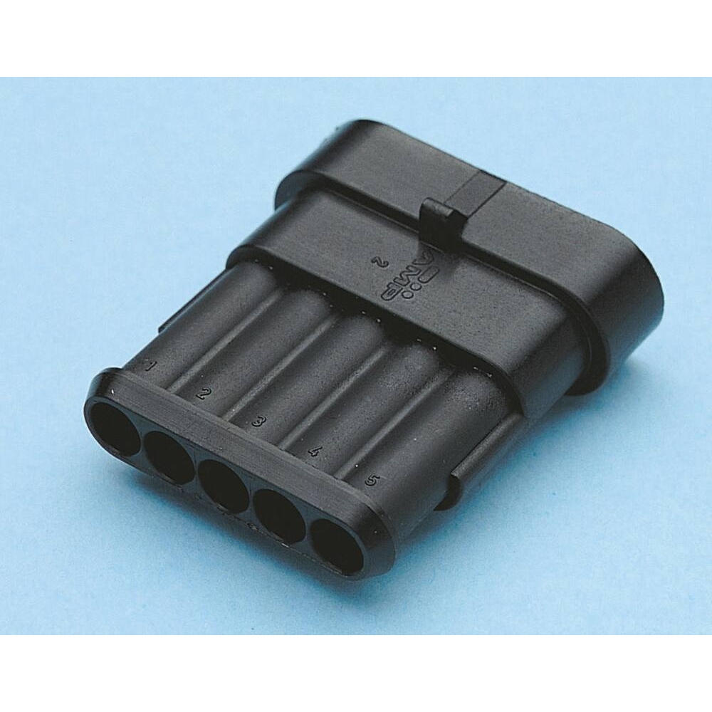 Connecteur étanche mâle 5 voies 1,5mm² - lot de 5 pcs - 17305