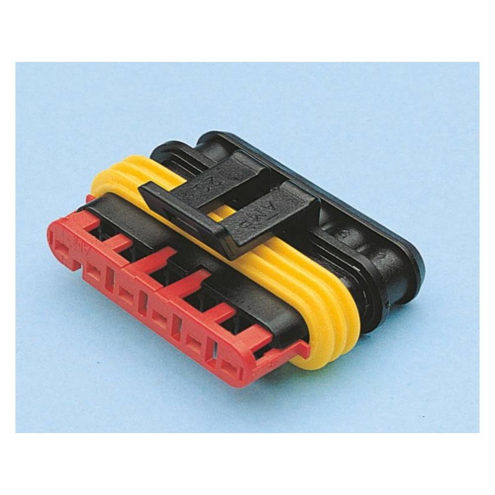 Lot 5 connecteur etanche serie 15mm p/ fiche femelle 6 plots - 17308