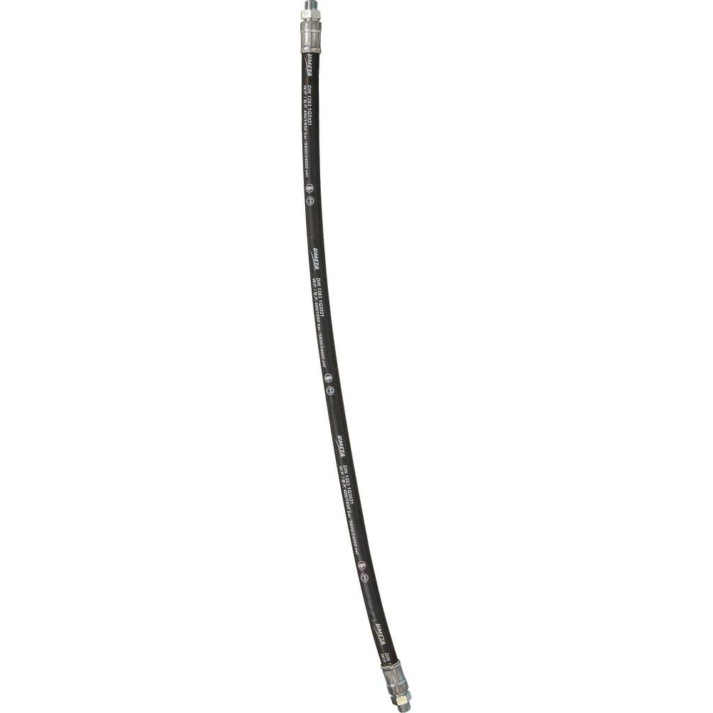 Flexible caoutchouc armé 12mm M10 500mm pour pompe à graisse - carte UMETA - 17318