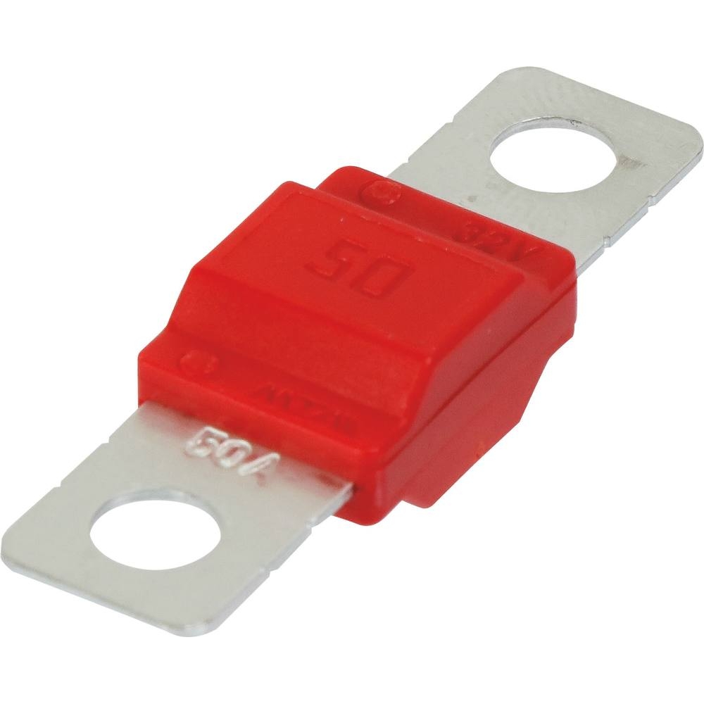 Fusible enfichable midi 50A rouge - lot de 5 pcs - 17337