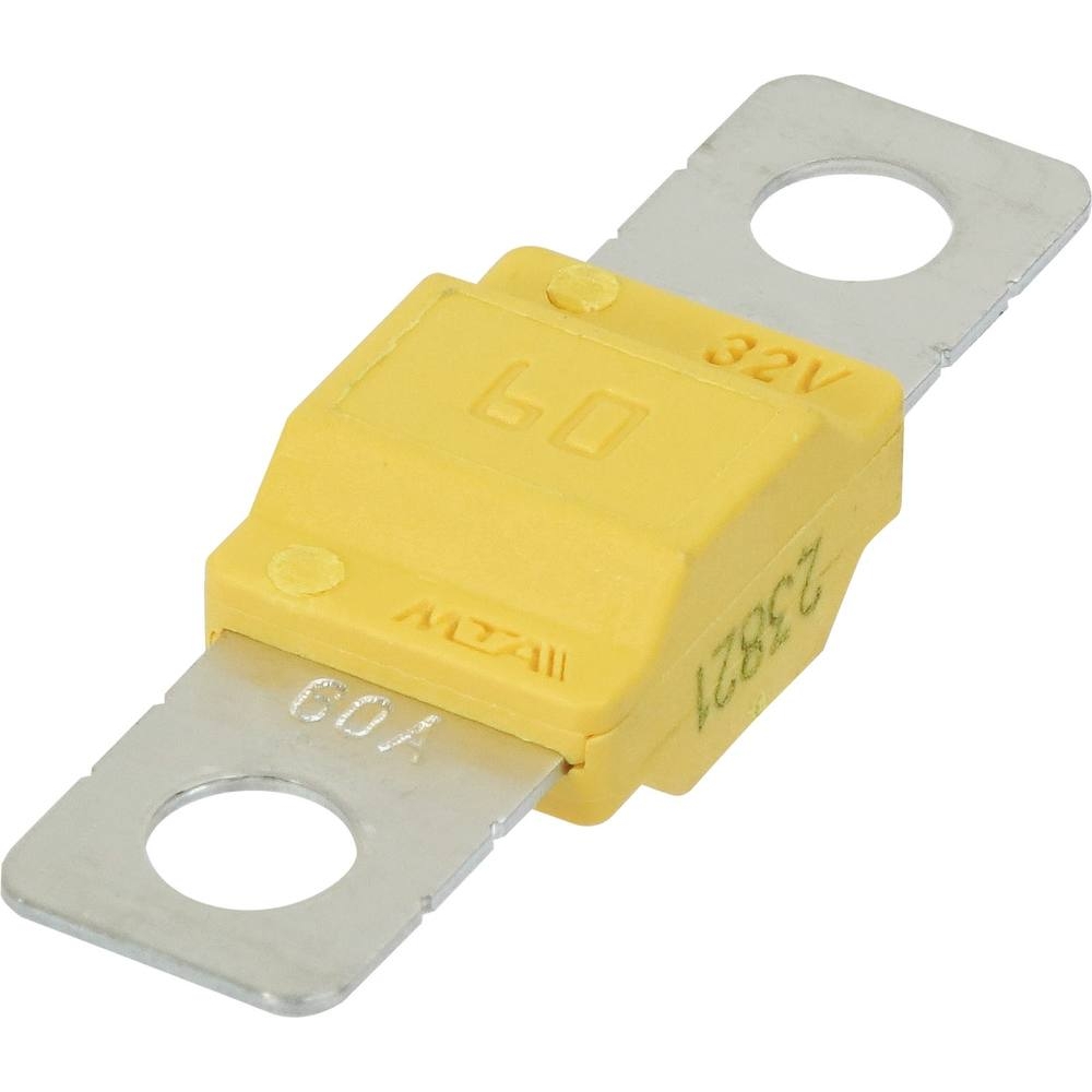 Fusible enfichable midi 60A jaune - lot de 5 pcs - 17338