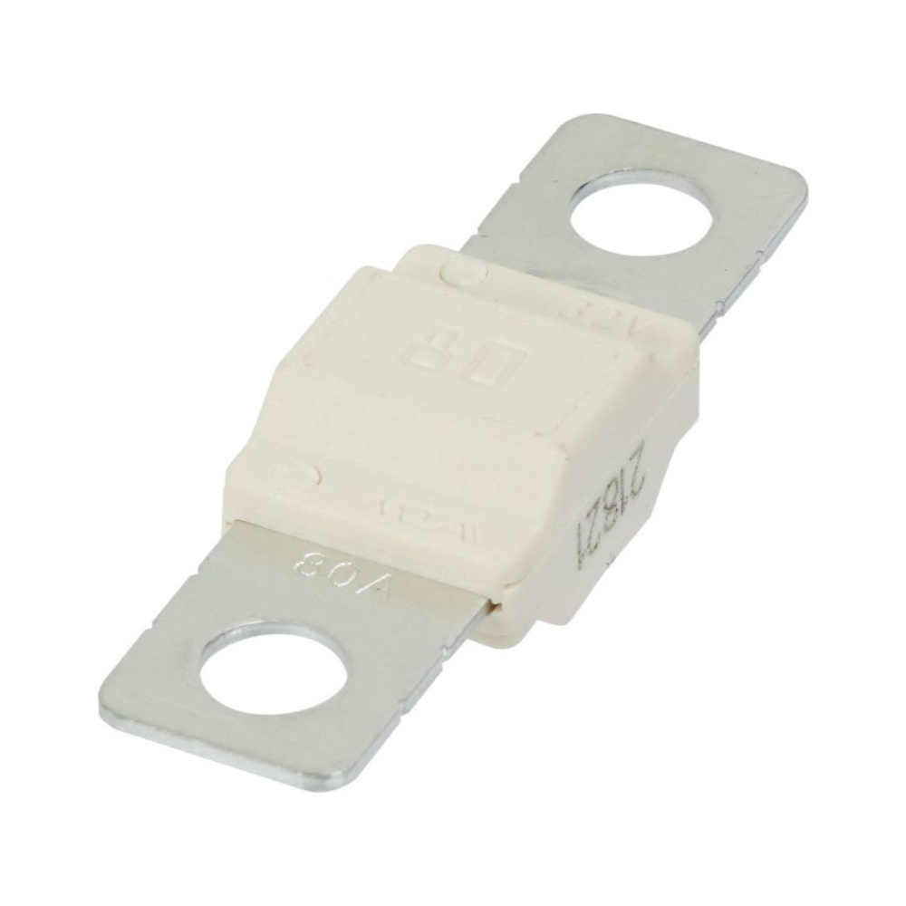 5 FUSIBLES MIDI SERIE 55 32V 80A BLANC 40*12 D53MM - 17340