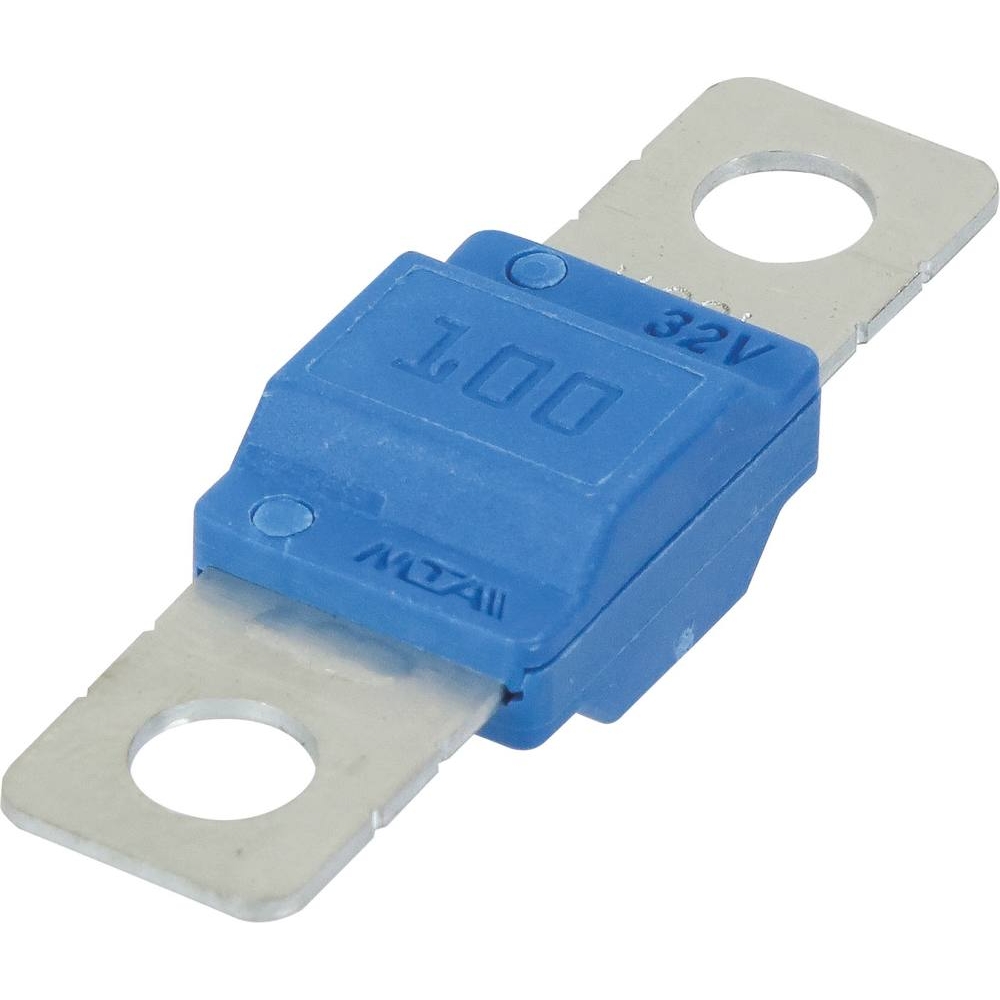 Fusible enfichable midi 100A bleu - lot de 5 pcs - 17341