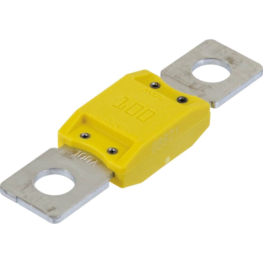 Fusible enfichable méga 100A jaune - lot de 5 pcs - 17343