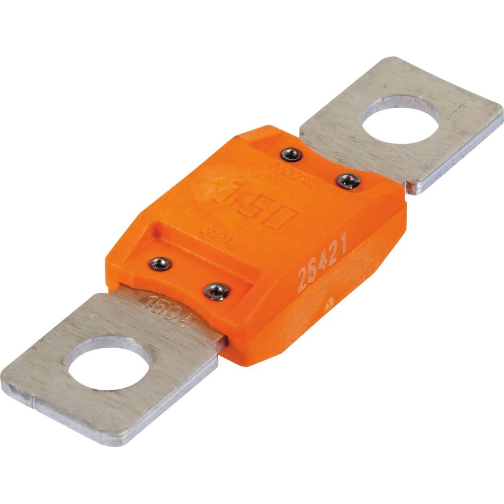 Fusible enfichable méga 150A orange - lot de 5 pcs - 17345