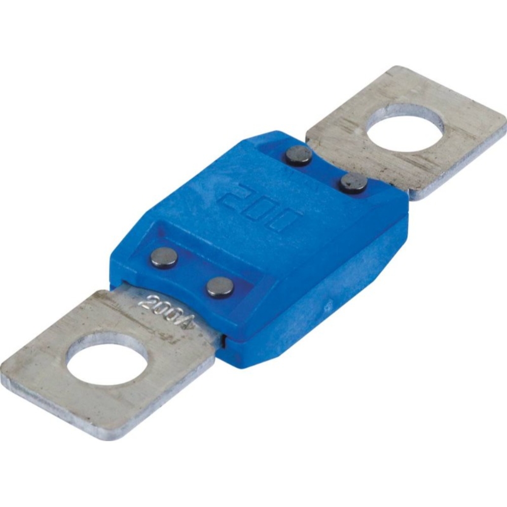 5 fusibles mega serie 60 32v 200a bleu d8mm - 17347