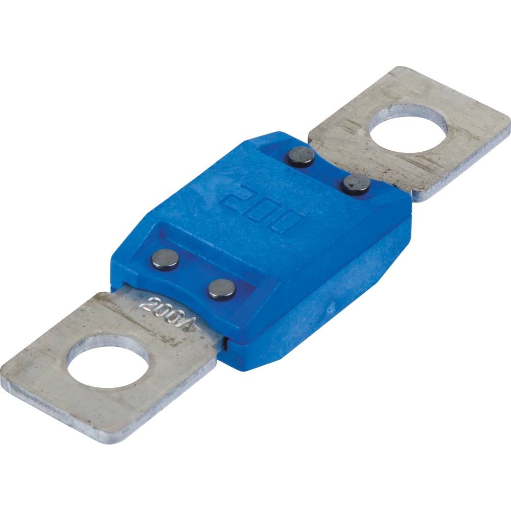 Fusible enfichable méga 200A bleu - lot de 5 pcs - 17347