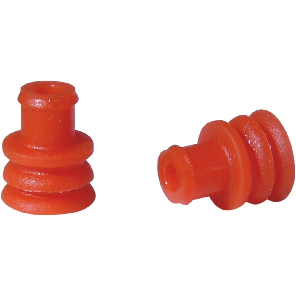 Passe câble 2,5 à 3,3mm² rouge pour connecteur étanche - lot de 100 pcs - 17363