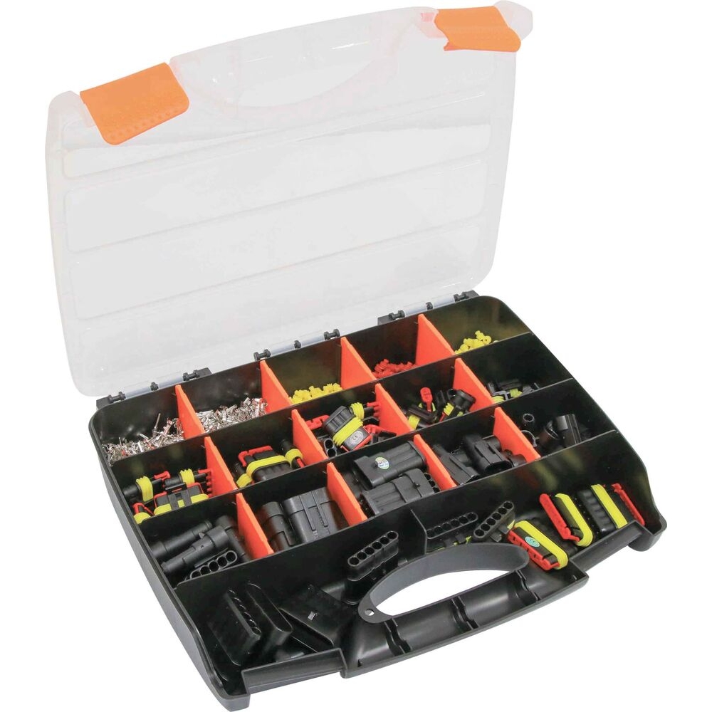 Connecteur électrique étanche mâle/femelle - coffret de 786 pcs SODELEC - 17367
