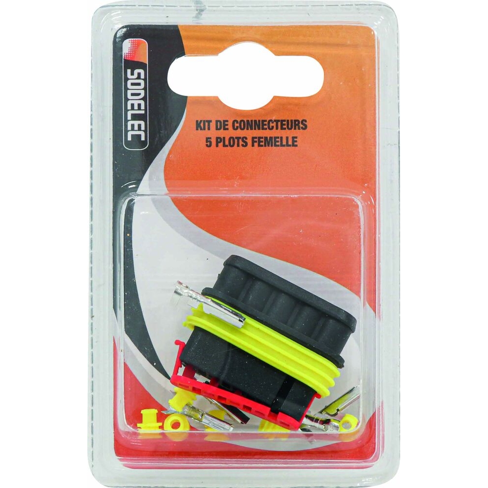 Connecteur étanche femelle complet 5 voies - SODELEC - 17383